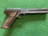 COLT WOODSMAN NATIONAL MATCH 22 LR., 2ND SERIES, SN. 129XXX, 99% COND. - 1 of 5