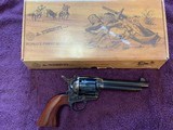 UBERTI SAA, 44 CAL., BLACK POWDER, 5 1/2” BARREL, NEW UNFIRED IN THE BOX - 1 of 5