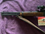 WINCHESTER 94AE, 44 MAGNUM, SADDLE RING TRAPPER 16” BARREL WITH TASCO 1.5X-5X VARIABLE SCOPE, WALNUT WOOD, 99% COND. - 4 of 5
