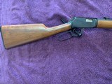WINCHESTER 9422, 22 MAGNUM CAL., EARLY MODEL WITH SILVER MAGAZINE TUBE, 99% COND - 2 of 5