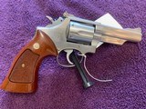 SMITH & WESSON 66 NO DASH, 357 MAGNUM, 4” STAINLESS, SERIA NO. 7K167XX, LIKE NEW - 1 of 5