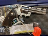 COLT PYTHON,
357 MAGNUM, NEW MODEL, 4 1/4” BARREL, NEW UNFIRED IN THE BOX - 1 of 4