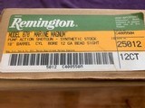 REMINGTON 870 “MARINE” MAGNUM, 3” 12 GA., 18” CYLINDER BORE BARREL, NEW UNFIRED IN THEBOXWITH OWNERS MANUAL - 5 of 5