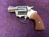 COLT COBRA 38 SPC., 2” BRIGHT NICKEL, SERIAL NO. H78171, LIKE NEW IN THE BOX WITH OWNERS MANUAL, ETC., NO WEAR ANYWHERE ON THIS GUN OR GRIPS. - 3 of 5