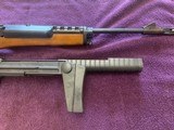 RUGER MINI-14 RANCH RIFLE, SN- 187x, WITH FOLDING STOCK AND SCOPE RAIL, ONE MAG., HIGH COND. - 4 of 5