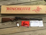 WINCHESTER 9422 22LR., LEGACY, HIGH GRADE, GOLD HORSE RIDER, FINAL TRIBUTE, NEW UNFIRED IN THE BOX WITH OWNERS MANUAL, HANG TAG, ETC. - 1 of 10