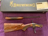 BROWNING SA-22, 22 LR., GRADE 6, FANTASTIC BURL WALNUT WOOD, NEW IN THE BOX, WITH OWNERS MANUAL, ETC. - 2 of 5