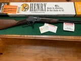 HENRY SIDE GATE 357 MAG., BLUE, 20” BARREL, NEW IN THE BOX WITH HANG TAG - 1 of 5