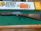 HENRY SIDE GATE, 30-30 CAL. BLUE, 20” BARREL, NEW IN THE BOX - 1 of 5