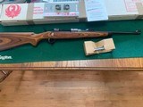RUGER 77, 270 CAL.
RSLDZ, ULTRA LIGHT, LAMINATE STOCK, RIFLE SITES, TANG SAFETY, NEW IN THE BOX, WITH OWNERS MANUAL, ETC - 1 of 5
