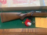 SOLD———-RUGER 77R, FLAT BOLT, 350 REM. CAL., 22” BARREL WITH RINGS, NEW IN THE BOX WITH OWNERS MANUAL, ETC. - 2 of 5