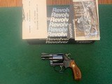 SMITH & WESSON 36 NO DASH, 38 SPC., 2” BLUE, ROUND BUTT, 99% COND. IN THE BOX - 1 of 5