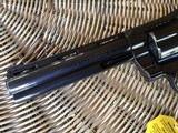 COLT PYTHON 357 MAGNUM, 6” BLUE, MFG. 1979, LIKE NEW IN THE BOX WITH OWNERS MANUAL, HANG TAG, ETC. - 4 of 5