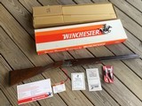 WINCHESTER 101 CLASSIC DOUBLES, 28 GA.,
QUAIL
FEATHER WEIGHT, ENGLISH STOCK, 25
WINCHOKE, OVER & UNDER FIELD, NEW UNFIRED IN THE BOX