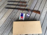 WINCHESTER 101, SMALL BORE, 3 GAUGE SKEET SET, 410 GA., 28 GA., 20 GA., ALL NEW UNFIRED IN THE BOX WITH OWNERS MANUAL, HANG TAG, ETC.