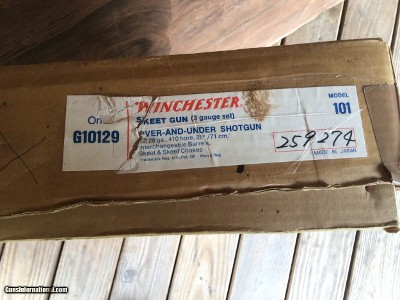 WINCHESTER 101, SMALL BORE, 3 GAUGE SKEET SET, 410 GA., 28 GA., 20 GA., ALL NEW UNFIRED IN THE BOX WITH OWNERS MANUAL, HANG TAG, ETC. - Image 14 of 14