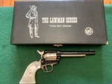COLT FRONTIER SCOUT 22 LR. “WILD BILL HICKOK” MFG. 1969, NEW IN THE CASE - 1 of 5