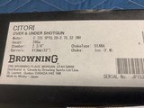BROWNING CITORI SPORTING 28 GA., 32” BARRELS WITH DIANA CHOKE TUBES, NEW UNFIRED IN THE BOX WITH OWNERS MANUAL, ETC. - 5 of 5