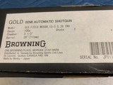 BROWNING GOLD 10 GA. MOSSY OAK SHADOW GRASS, 28” BARREL, NEW IN THE BOX WITH CHOKE TUBES, OWNERS MANUAL, ETC. - 5 of 5