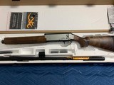 BROWNING MICRO MIDAS SILVER FIELD 20 GA., 26” BARREL, 3” CHAMBER, NEW IN THE BOX WITH CHOKE TUBES & OWNERS MANUAL - 1 of 5