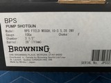 BROWNING BPS 10 GA., 28” INVECTOR BARREL, MOSSY OAK SHADOW GRASS CAMO, NEW UNFIRED IN THE BOX - 5 of 5