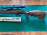 WEATHERBY MKXII TUBE FEED, WITH WEATHERBY 4X-50, SCOPE & SCOPE BOX 99% COND. - 2 of 5