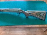 RUGER 77, 22 HORNET CAL. ALL WEATHER, STAINLESS BARREL WITH BEAUTIFUL LAMINATED STOCK, HIGH COND - 3 of 5