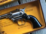 HIGH STANDARD DOUBLE NINE, 22 LR., 5 1/2” BARREL “RARE BRIGHT NICKEL” NEW IN THE BOX WITH ALL THE PAPERS - 5 of 6