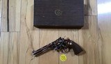 COLT PYTHON 6” BRIGHT NICKEL, MFG. 1971, NEW UNFIRED, UNTURNED IN THE BOX WITH OWNERS MANUAL, HANG TAG,, COLT LETTER, SCREW DRIVER IN ENVELOPE, ETC. - 2 of 6
