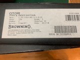 BROWNING CITORI 725 GRADE 5, 12 GA., 28” BARRELS, DS CHOKE TUBES, COMES WITH BROWNING LEATHER CASE, NEW UNFIRED IN THE BOX - 5 of 5