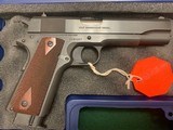 COLT 1911, 38 SUPER CAL., SERIES 80, 5” BARREL, 2 MAG’S, LIKE NEW IN THE BOX WITH HANG TAG - 1 of 4