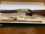 BROWNING GOLD DELUXE, GRADE LUXE, GOLD ENGRAVED ROOSTER PHEASANTS & MALLARD DUCKS 12 GA., 28” INVECTOR PLUS 3” CHAMBER, MADE IN 1999, NEW IN THE BOX - 1 of 4
