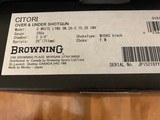 BROWNING CITORI 28 GA., WHITE LIGHTNING, 28” INVECTOR PLUS, WITH 3 MIDAS CHOKE TUBES, NEW IN THE BOX WITH OWNERS MANUAL - 5 of 5