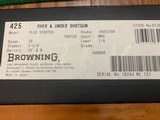 BROWNING CITORI 425 PLUS SPORTER 20 GA., 28” PORTED INVECTOR PLUS BARRELS, NEW IN THE BOX WITH OWNERS MANUAL - 5 of 5