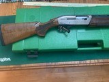 REMINGTON 1100 PREMIER SPORTING 12 GA., NICKEL RECEIVER, 28” PORTED BARREL, 4 EXTENDED CHOKE TUBES, LIKE NEW IN THE CASE - 3 of 5