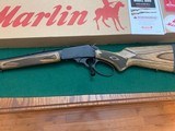 MARLIN 1895 GUIDE GUN 45-70 CAL., 19” BARREL, BLUE, WITH LAMINATE STOCK, NEW IN THE BOX WITH OWNERS MANUAL - 3 of 5