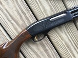 REMINGTON 870 WINGMASTER ENHANCED ENGRAVED RECEIVER 410 GA., 25” REM CHOKE BARREL 99% COND. - 4 of 7