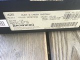BROWNING CITORI 425 SPORTING PLUS 12 GA., 32” FACTORY PORTED, INVECTOR PLUS BARRELS NEW UNFIRED IN THE BOX WITH OWNERS MANUAL & CHOKE TUBES, ETC. - 5 of 5