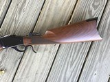WINCHESTER 1885 HIGH WALL TRADITIONAL HUNTER 38-55 CAL. ONLY 50 MFG. 28” BARREL, NEW UNFIRED IN THE BOX WITH
HANG TAG, OWNERS MANUAL, ETC. - 6 of 9