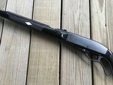 REMINGTON 76NYLON TRAIL RIDER, LEVER ACTION, 22 LR. RARE CONFIGURATION OF BLUE ACTION & BLACL NYLON STOCK, HIGH COND. - 5 of 6
