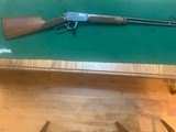 WINCHESTER 9422, 22 LR. EARLY MODEL, WALNUT CHECKERED STOCK, SILVER MAGAZINE TUBE SN. F158xxx, 99% COND. - 1 of 5