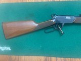 WINCHESTER 9422, 22 LR. EARLY MODEL, WALNUT CHECKERED STOCK, SILVER MAGAZINE TUBE SN. F158xxx, 99% COND. - 2 of 5