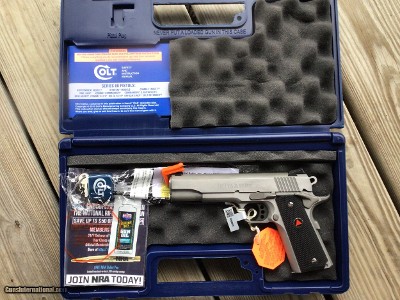 COLT DELTA ELITE 10MM CAL. 5” BARREL, NEW UNFIRED IN THE BOX