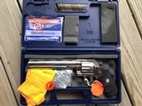 COLT ANACONDA 8” STAINLESS, FACTORY PORTED, NEW IN THE BOX WITH OWNERS MANUAL, HANG TAG, ETC.