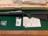 RUGER 77/22 ALL WEATHER ZYREL BOAT PADDLE STOCK WITH GREEN INSERTS NEW IN BOX - 2 of 5