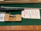 RUGER 77/22 ALL WEATHER ZYREL BOAT PADDLE STOCK WITH GREEN INSERTS NEW IN BOX - 4 of 5