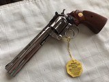 COLT DIAMONDBACK 22 LR.., 6” BRIGHT NICKEL, NEW UNFIRED IN THE BOX, WITH OWNERS MANUAL, HANG TAG, COLT LETTER, ETC. - 3 of 4