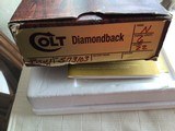 COLT DIAMONDBACK 22 LR.., 6” BRIGHT NICKEL, NEW UNFIRED IN THE BOX, WITH OWNERS MANUAL, HANG TAG, COLT LETTER, ETC. - 4 of 4