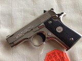 COLT MUSTANG 380 CAL., BRIGHT NICKEL, NEW UNFIRED IN BOX, WITH OWNERS MANUAL, HANG TAG, COLT LETTER, ETC. - 3 of 4