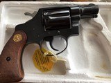 COLT DETECTIVE SPECIAL, SCARCE 32 LC. CAL.. 2” BLUE, MFG. 1978, NEW UNFIRED IN THE BOX WITH OWNERS MANUAL, HANG TAG, COLT LETTER, ETC. - 2 of 7